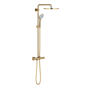 Grohe Shower system 2 * 1 Euphoria with a mixer 26075GL0 golden