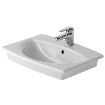 Duravit Countertop basin 56*44 cm with sink white caro