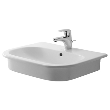 Duravit Counter top basin 54 cm with sink D-code white