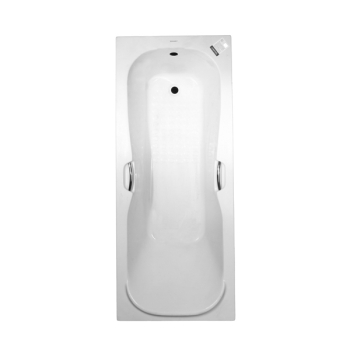 Duravit bathtub with large and small sides, white, 70*150