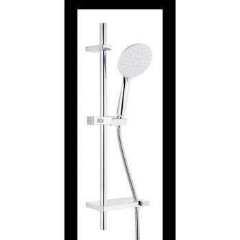 Turkish rain shower ruler with rounded soap Sibal Nickel