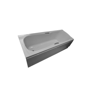 Duravit bathtub with large and small sides, white, 70*150