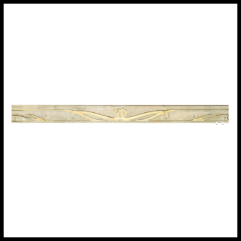 Gemma Wall decor Ceramic Concerto Beige Gold Listello 10*20 cm - Grade A