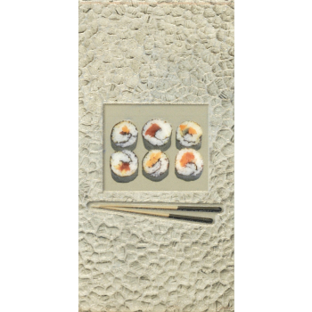 Gemma Wall decor Ceramic Coral Metallic Kitchen Listello 12.5*25 cm - Grade A