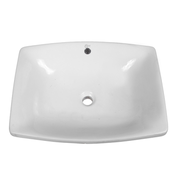 Ideal Standard Basin Rectangle on a horizontal surface Independent 60*45 cm white
