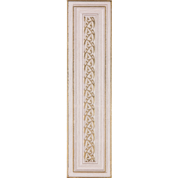 Platino wall decor Ceramic Damask Beige Gold Listello 8.3*33cm - first choice