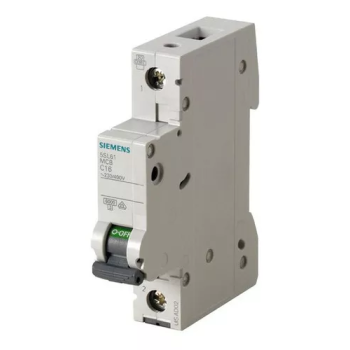 Siemens Single Automatic switch 16 amp cutting capacity 6 kA